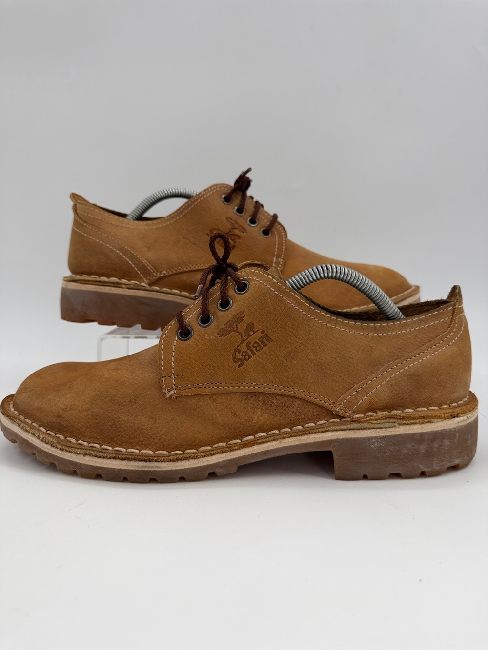 Authentic Bata Safari Kenya Low Cut Oxfords Desert Shoes Men's 9.5 Wheat NuBuck